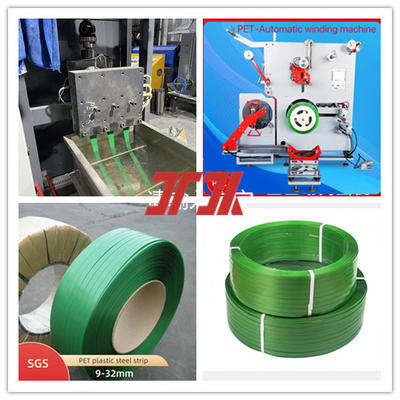Verpakkingsmachines PET plastic stalen band productielijn PET band maken machine voor 9-32 mm breedte