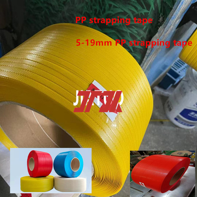 Verschaffing van 5-19 mm PP-band voor het aanspannen van PP-polypropyleenband voor het aanspannen van automatische banden voor een hoge plasticiteit