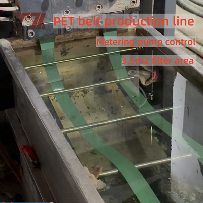 9-32 mm Breedte Persoonlijke PET 3 riemen Output maken machine met grote extrusie 400 kg / h