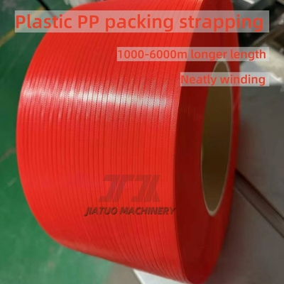5 mm >6000m Semi-virgin Recycle Polypropyleen Plastic PP Band Strapping Belt Voor Verpakking