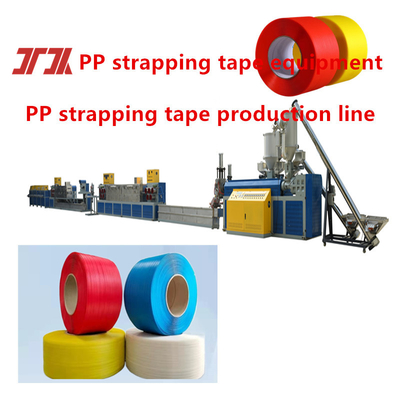 Plastic Machinery Single Screw PP Strapping Tape Productielijn PP Strapping Machine PP Packaging Tape Equipment voor 200-300m/min
