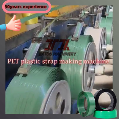 Hoge Kwaliteit 400kg/H PET Automatische Bandband Riem Productie Extrusie Machine Met PLC Besturingssysteem