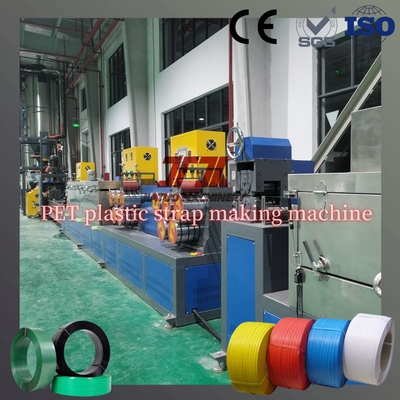 PLC-besturing 150-650 kg/h Verpakkingsbandmachine PP PET-band vervaardiging