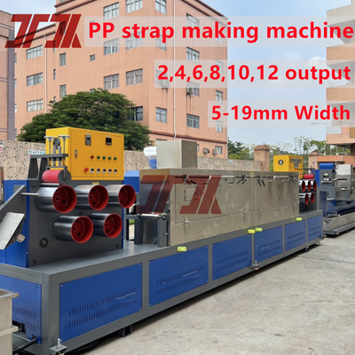 Gerecycleerde pp die Broodje vastbinden die tot Machine 0.41.2mm maken pp-Riem Productiemachine
