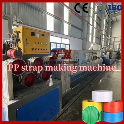Bakstenen Kartons Verpakking PP Band Extrusielijn Maakt Goede Flexibele En Langere Lengte Verpakkingsband