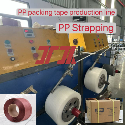Fabriek op maat 5-19 mm PP-productielijn voor hoogspannend plastic banden PP-bandenapparatuur met automatische verpakkingsmachine