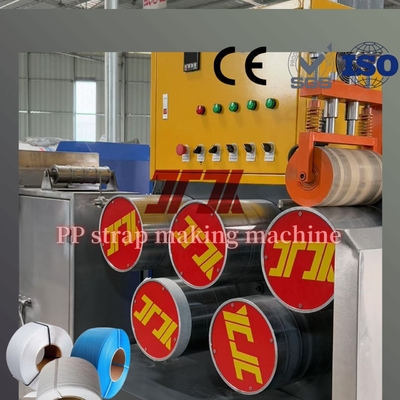 Automatische Enige Schroef Plastic Verpakkende Machine pp die Band vastbinden die Machine maken