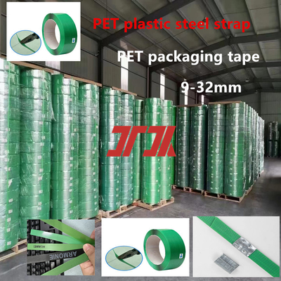 Verpakkingsmaterialen 9-25mm PET Kunststof Stalen Band PET Palletband PET Stalen Band voor Pneumatische Bandmachine Handbandmachine
