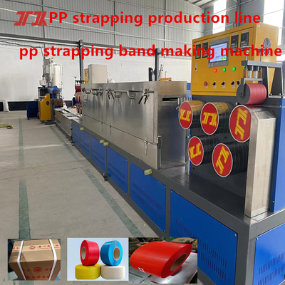 PP band maken machine 5-19 mm Twin screw PP band maken machine lijn snelheid 200-300 m/min
