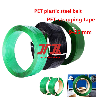 100% PET-flessenvlokken PET-verpakkingsgordel PET-plastiek staalband PET-verpakkingsbanden PET-verpakkingsbanden baksteenfabriekbanden