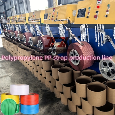 Recyclingmateriaal PP-bandproductiemachine met een enkel schroefdiameter van 110 mm
