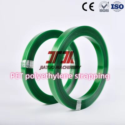 Customized Green Embossed Polyester PET Strapping in Various Specifications and Models for Machine Packaging