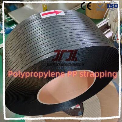 PP-band 12 mm Plastic band Gele verpakkingsband Gordel rollen verpakking Plastic Custom logo handmatig verpakkingsdoos