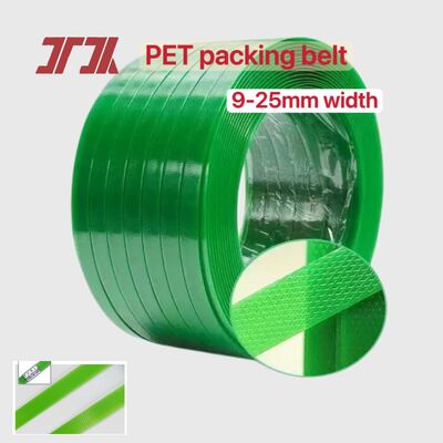 PET Verpakkingsband 9-25 mm PET Strapping Band PET plastic staalband met weerstand tegen zowel koude als hoge temperaturen