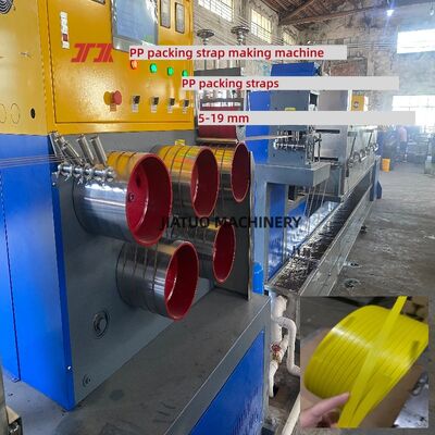 Productielijn voor het maken van PP-verpakkingsriem 5-19 mm PP-verpakkingsgordel Automatisch schermveranderapparaat