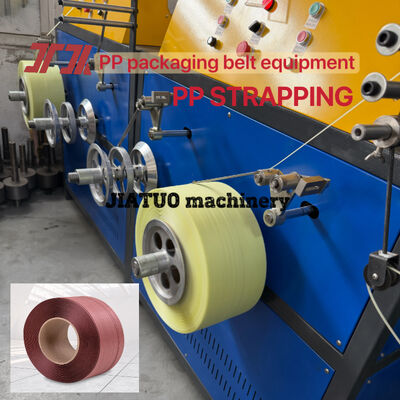 PLC-gecontroleerde PP packing strap making machine PP packing strap equipment with 100% recycled pp materials