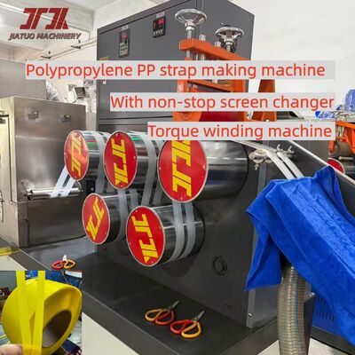 Aanpasbare 5-19 mm PP-bandproductielijn met automatische wikkelmachine