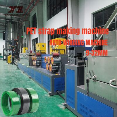 150m/min snelheid pet packing belt riem productie lijn Met automatische wikkelmachine