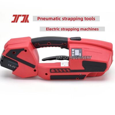 Draagbare elektrische omsnoeringsmachine, snelle omsnoeringsmachine met 13-25 mm PP PET-omsnoeringsband