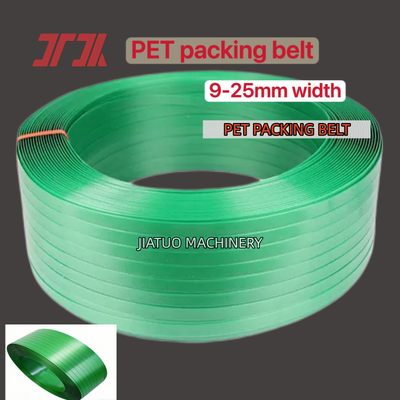 16 mm groen geïmprimeerd PET-band voor automatische banden en veilige verpakking