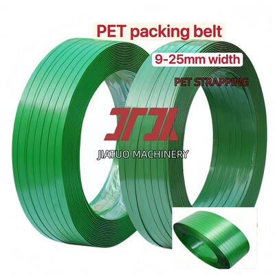 High-speed PET-banden met een breedte van 15 mm, geschikt voor automatische verpakkingsmachines