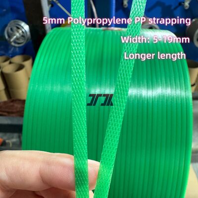 5-19 mm PP Plastic Strapping met hoge treksterkte voor automatische machineverpakking