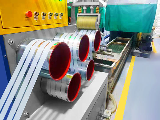 Elektro van de de verpakkingsriem van het controle Plastic pp HUISDIER de extrudermachine met Dubbele schijfspoel